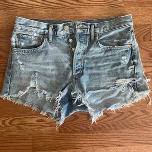 AGOLDE Parker Vintage Cut Off Shorts